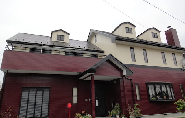 栃木県佐野市 Y様　外壁塗装　屋根塗装　ツートンカラー