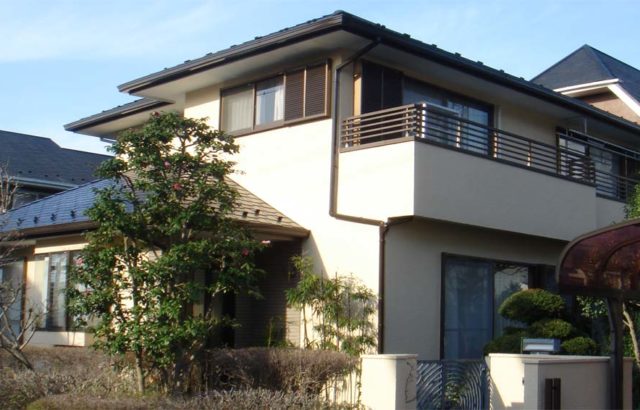 栃木県宇都宮市　外壁塗装　屋根塗装　付帯部塗装　ナノコンポジットW