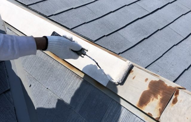 上三川町　H邸　外壁塗装　屋根板金　ルミステージ弱溶剤GT 外壁　ルミステージXV DEWマット