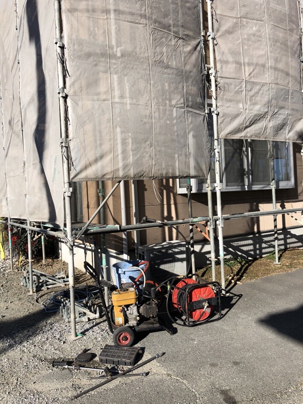栃木県鹿沼市　外壁塗装　屋根塗装　こんな営業には要注意　足場設置