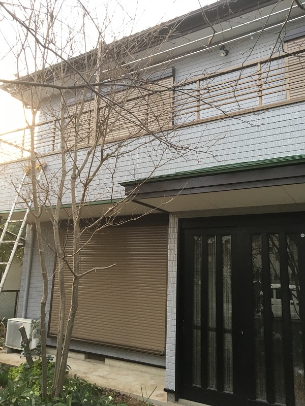 栃木県さくら市　外壁塗装　現場調査　クラック　剥離現象　コーキングの劣化