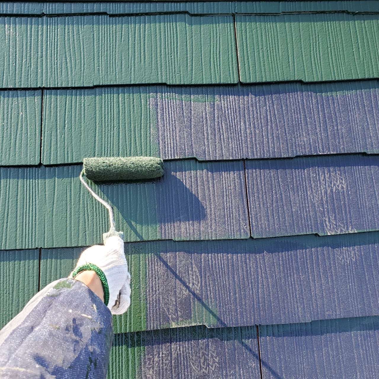 栃木県小山市　スレート屋根の塗装　色褪せや汚れが目立ったら塗り替えのタイミング