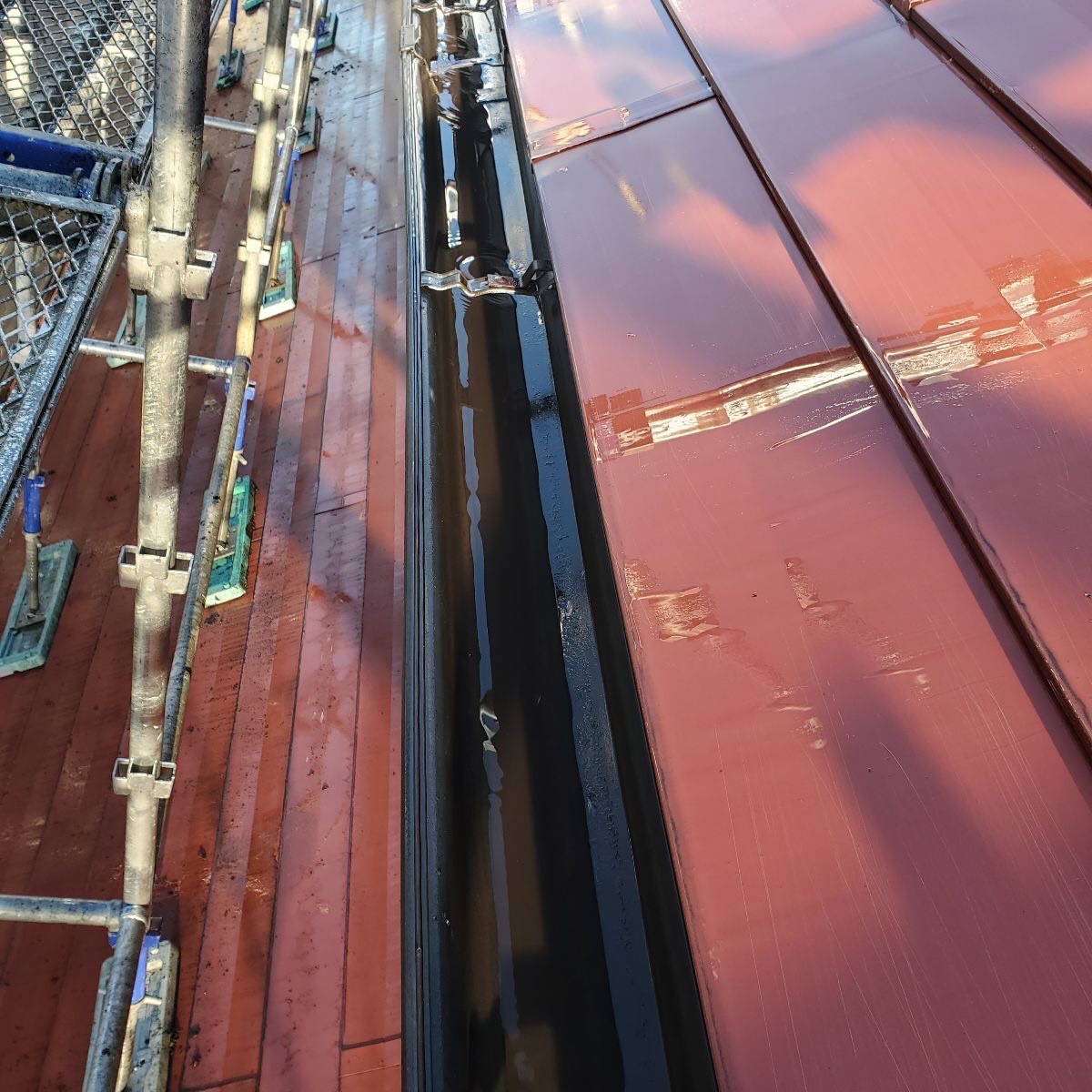 栃木県宇都宮市　屋根・外壁塗装工事　足場と高圧洗浄のポイント