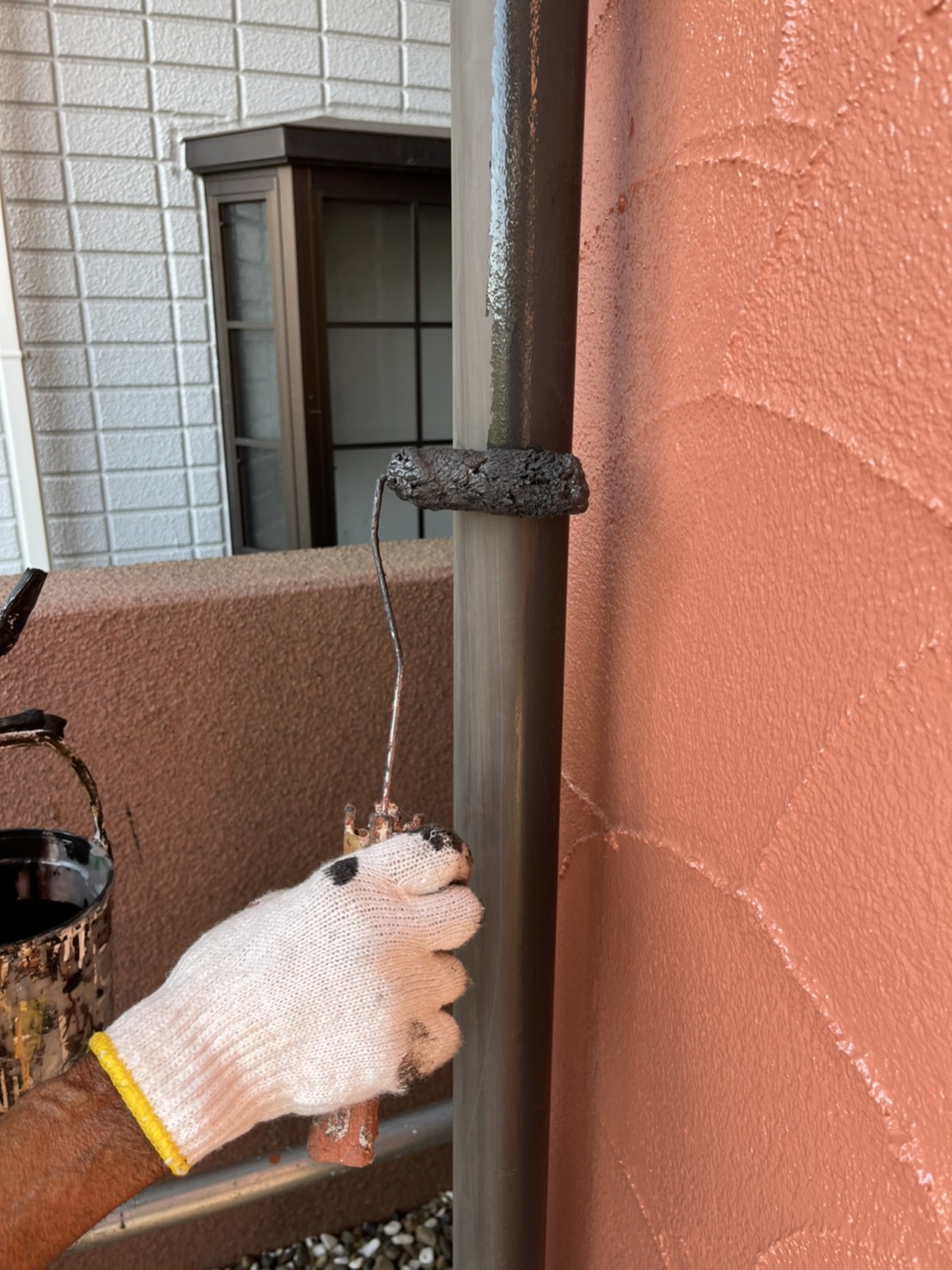 栃木県さくら市　外壁塗装工事　雨樋塗装　雨樋修理のタイミング