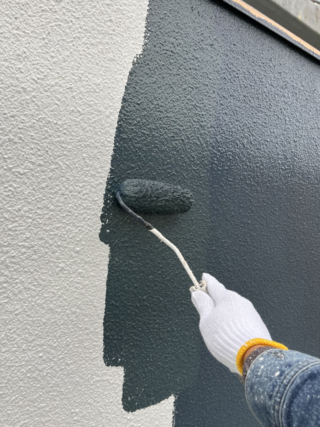 栃木県宇都宮市　屋根・外壁塗装工事　ツートンカラー仕上げ