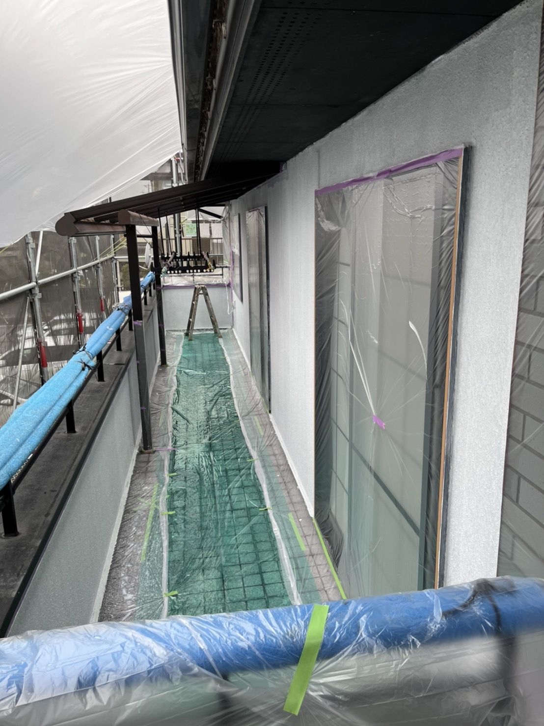栃木県真岡市　屋根・外壁塗装工事　工事の品質に影響する養生とはどんな作業？