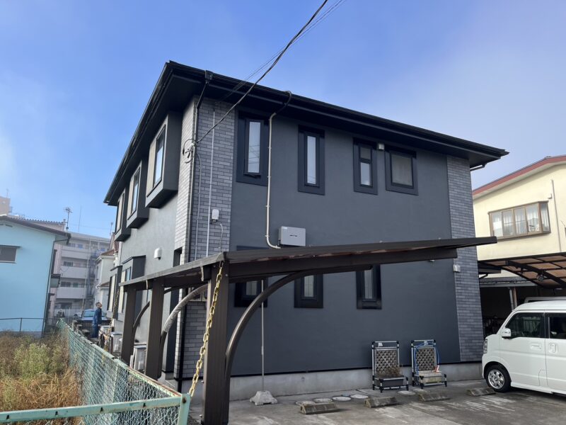 栃木県宇都宮市　U様邸　屋根・外壁塗装工事　塗装工事完了！