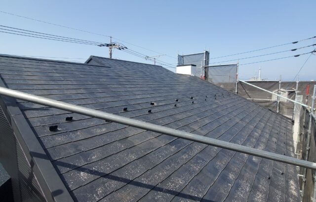 スレート屋根は定期的に塗装しましょう！【栃木県佐野市】屋根塗装工事