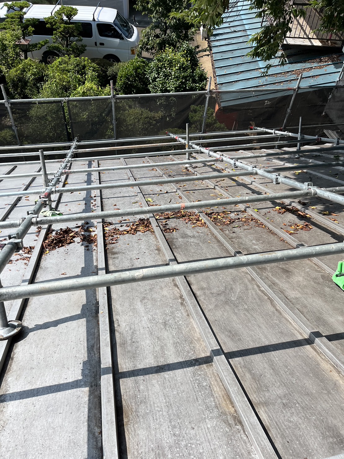 栃木県真岡市　屋根塗装工事　下地処理　高圧洗浄を行いました！
