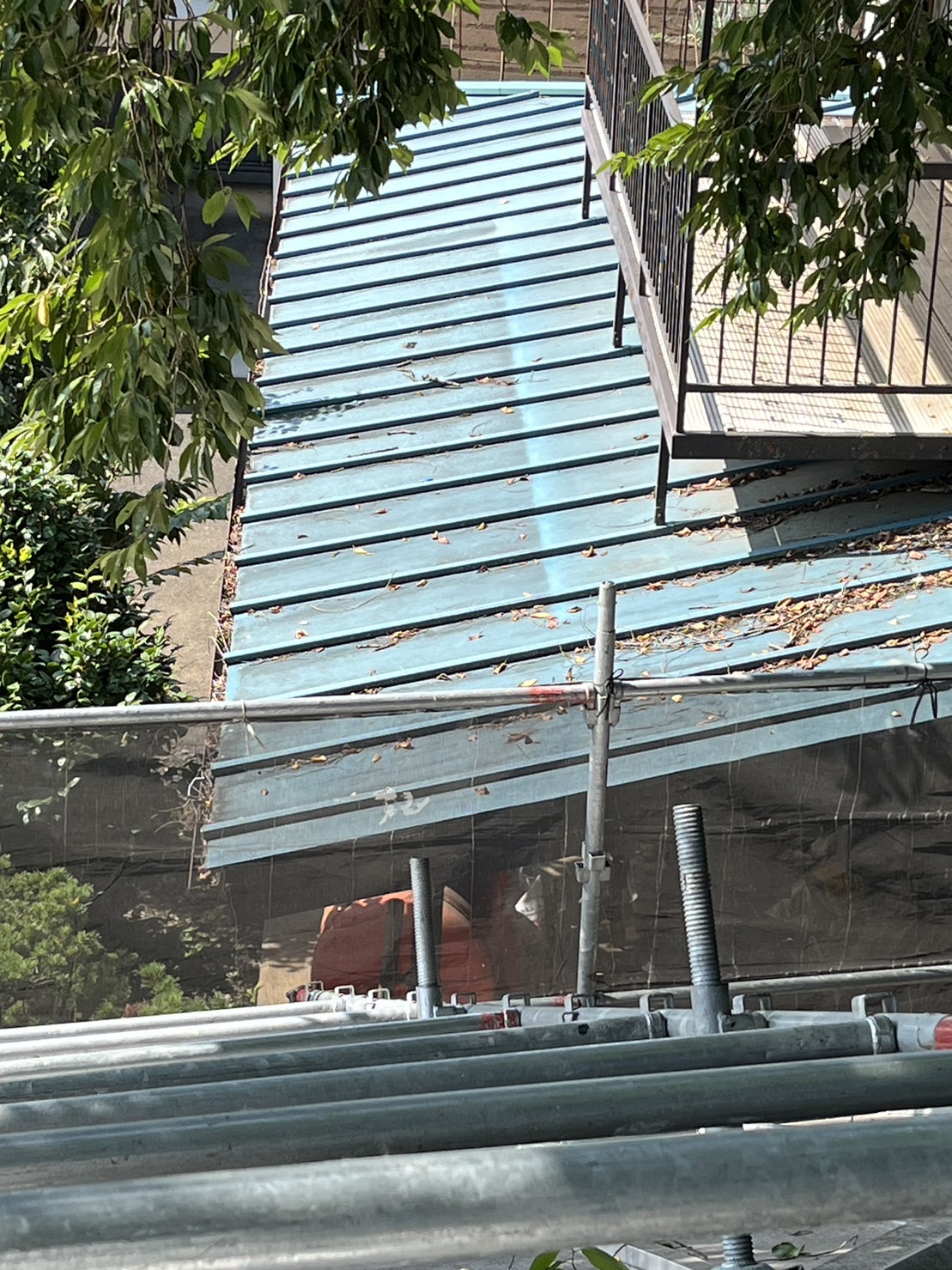 栃木県真岡市　屋根塗装工事　施工前の瓦棒屋根