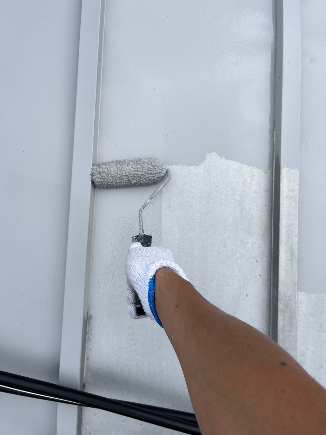 栃木県真岡市　屋根塗装工事　錆止め下塗り　塗装工程のポイントを解説！