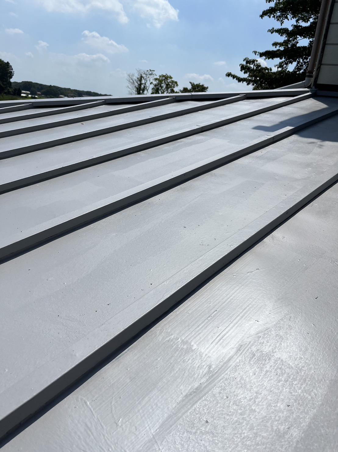 栃木県真岡市　屋根塗装工事　瓦棒屋根のメンテナンス方法