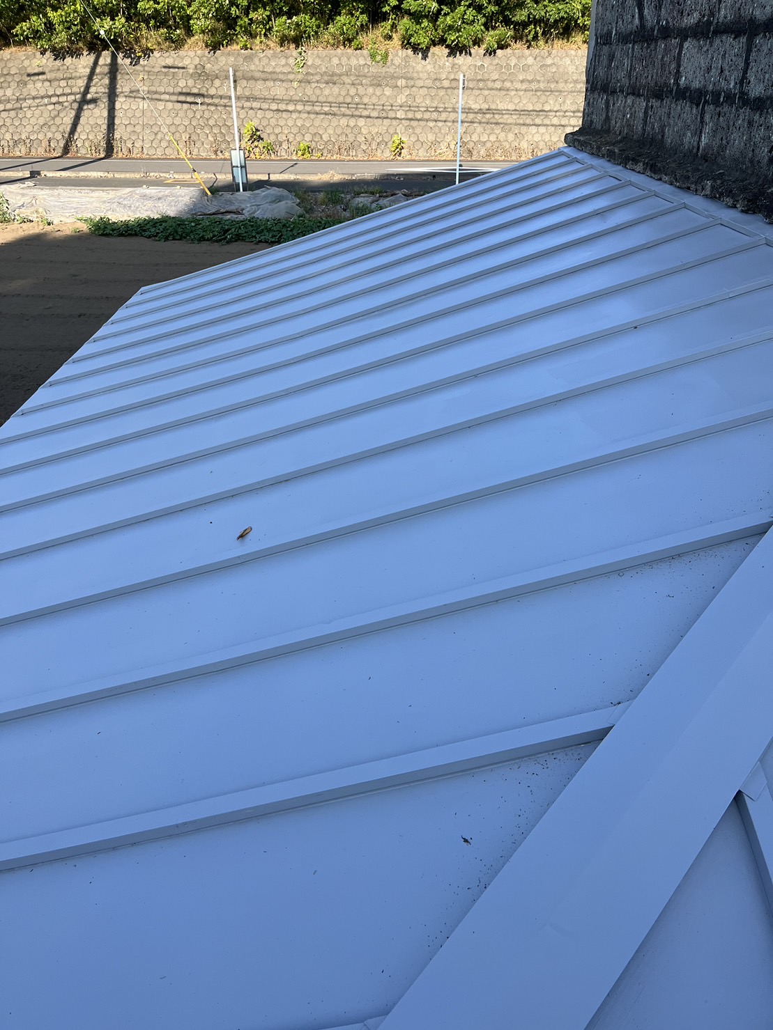 栃木県真岡市　屋根塗装工事　金属屋根を塗装するタイミングについて