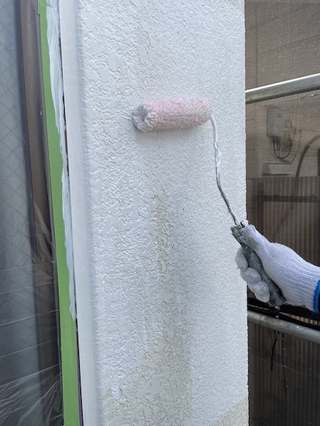 栃木県下野市　マンション外壁塗装・付帯部塗装工事　外壁塗装は下地処理と下塗りが大事！