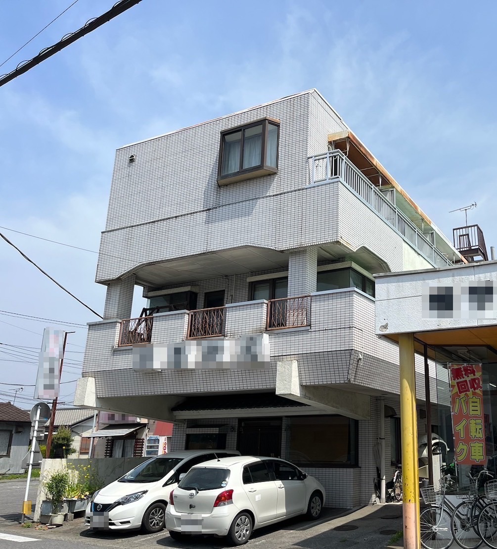 栃木県宇都宮市　Sビル　外壁塗装工事　施工前と外壁塗装を行うタイミング