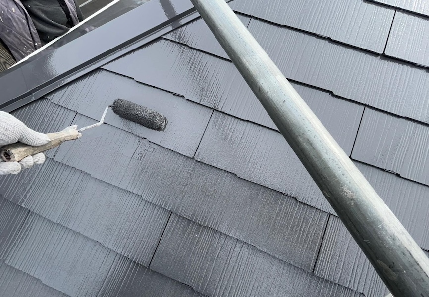 栃木県真岡市　S様邸　屋根は遮熱塗料 スーパーシャネツサーモFで塗装しました！