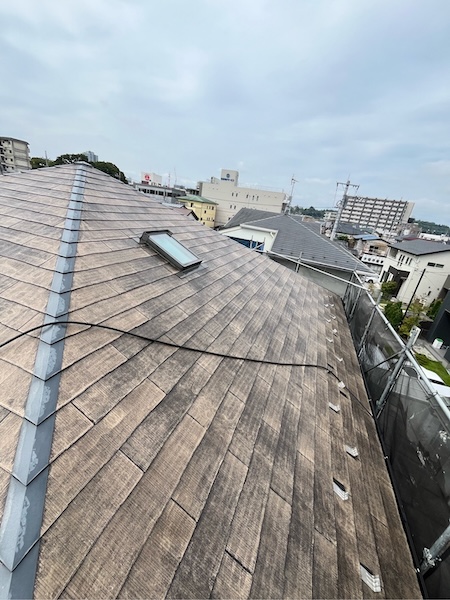 スレート屋根の洗浄を行いました！｜栃木県宇都宮市