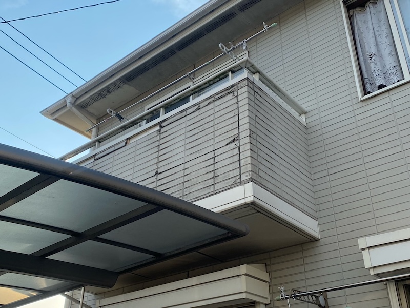 栃木県河内郡上三川町｜傷んだサイディングボードを部分的に張り替えました