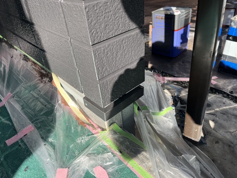 破損した水切りを板金加工して補修しました!|栃木県下野市