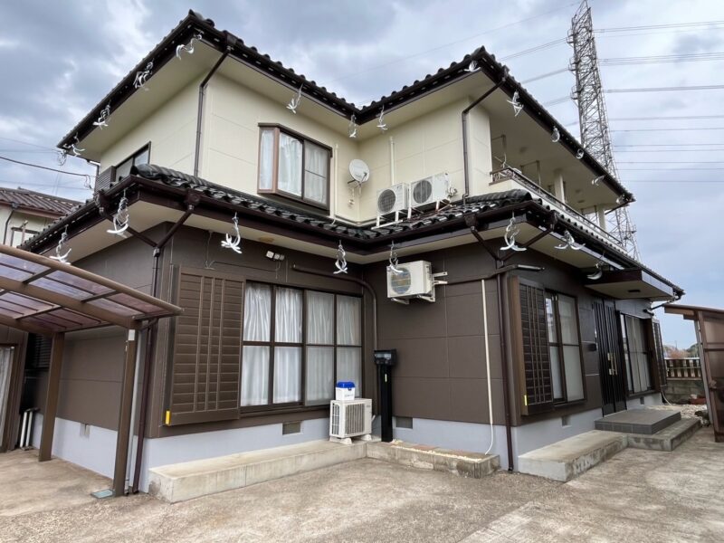 栃木県河内郡上三川町|外壁塗装工事 施工前と施工後をレポート!