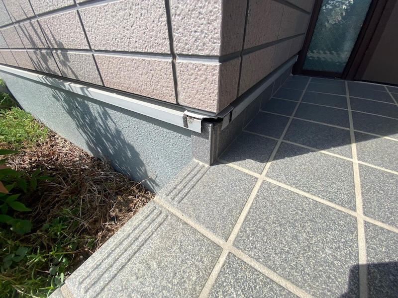 栃木県下野市｜K様より外壁塗装工事のご依頼！水切りに破損がありました