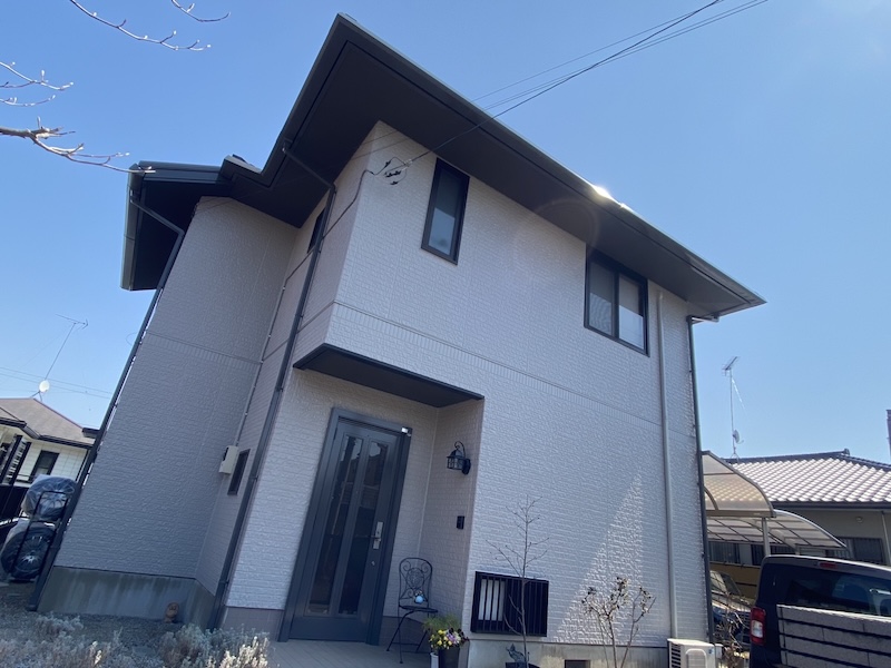 外壁塗装工事の施工前と施工後をレポート！｜栃木県真岡市