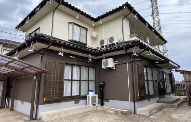 栃木県河内郡上三川町 W様邸 外壁塗装工事「以前もお願いしており、今回も出来栄えに満足しています！」