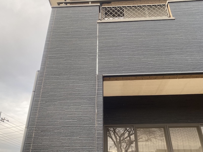 栃木県真岡市|部分張り替えした外壁のシーリングが先に劣化していました