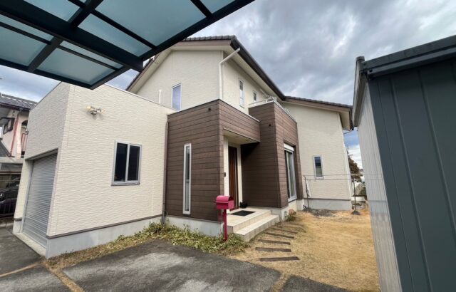 栃木県河内郡上三川町 Y様邸 外壁塗装工事「丁寧に工事してくれてありがとうございます。色も気にっています」