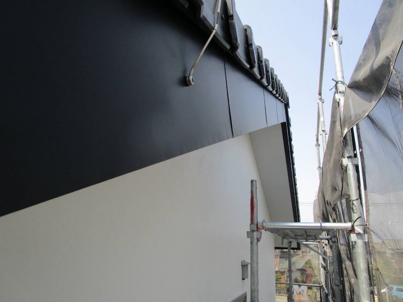 破風板の板金カバー工事を実施しました！｜栃木県真岡市