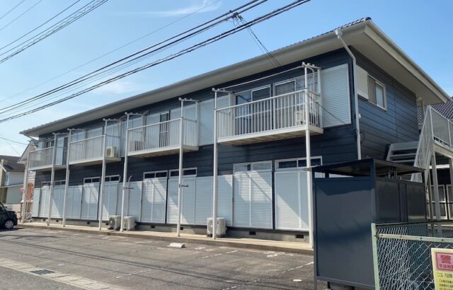 栃木県河内郡上三川町｜アパートK Ⅰ　外壁塗装・屋根塗装工事「建物の外観が揃い、きれいに塗装していただけました」