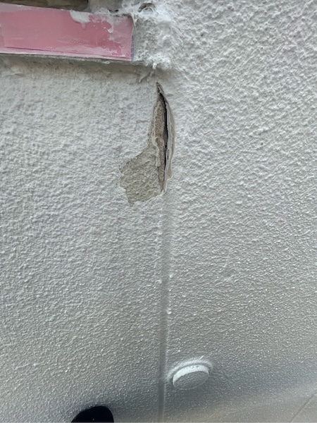 クラックを補修しました。クラックが起きやすい箇所について|栃木県真岡市