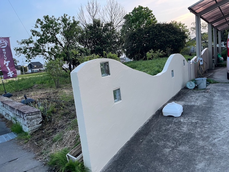 塀も塗装させていただきました!外壁塗装工事 施工後をレポート|栃木県芳賀郡芳賀町